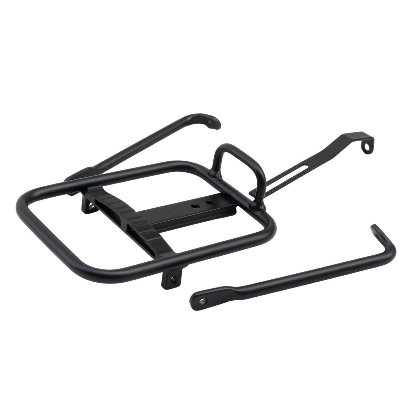 Cargo Rack Aluminum - Klappbarer Fahrrad-Frontträger, Rohrförmiger Frontträger mit Flachoberfläche