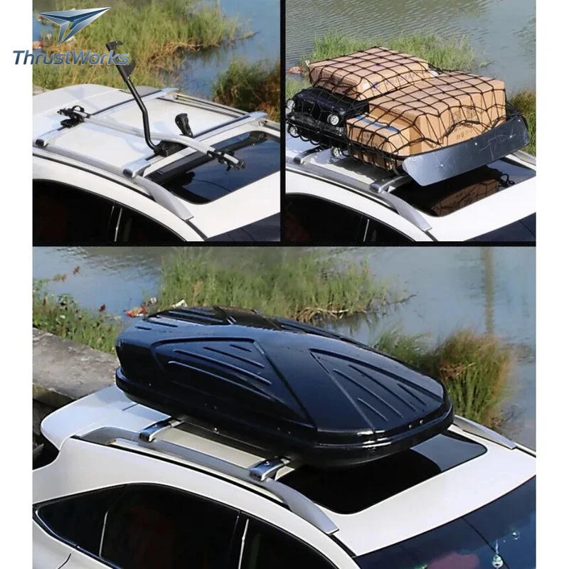 Cargo Rack Aluminum - CARpart 2 Stück Dachträger Passend für
