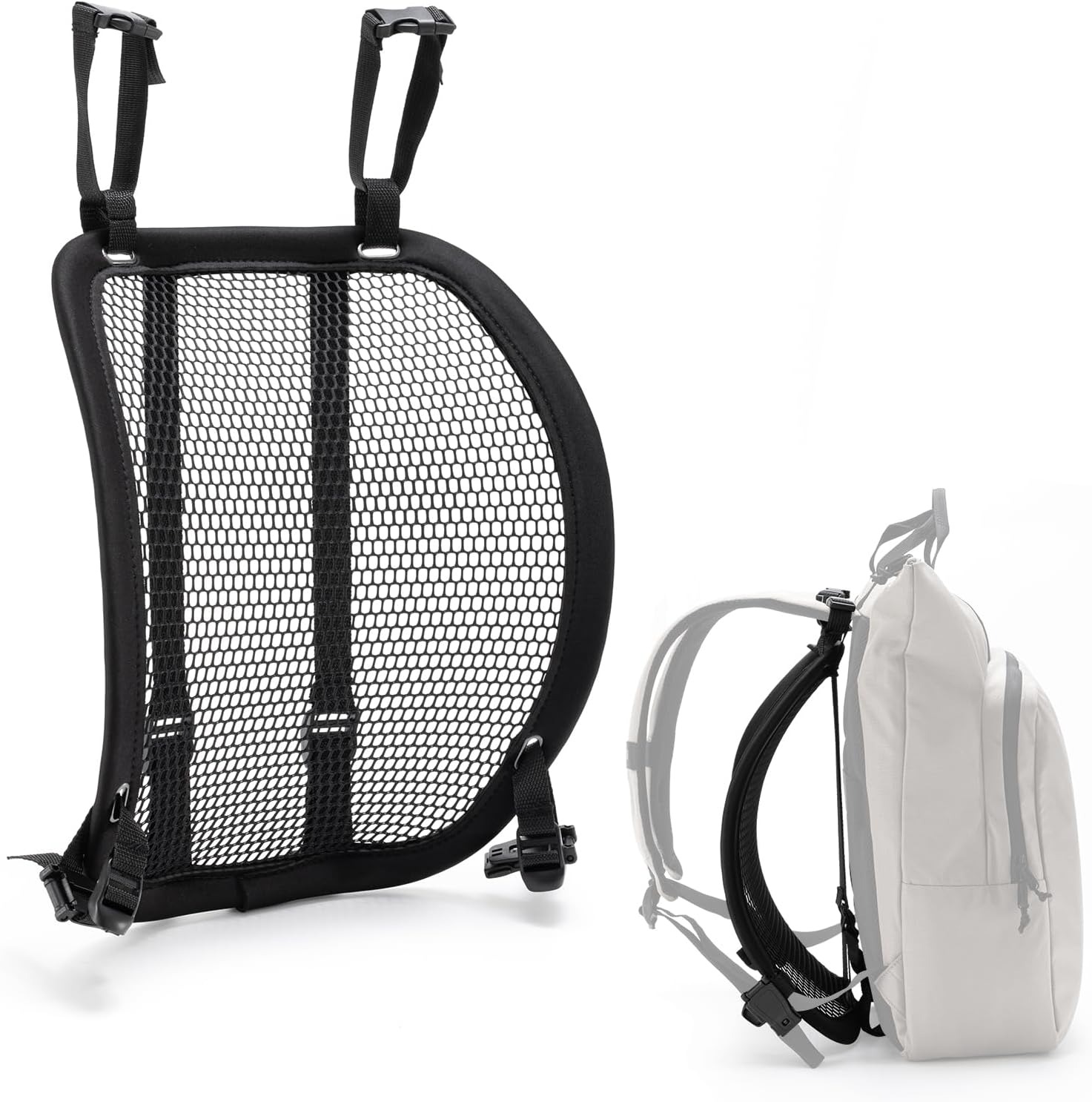 Cycling Commute Backpack - Leichter Belüftungs-Rucksack mit Netzgewebe, verstellbaren Trägern