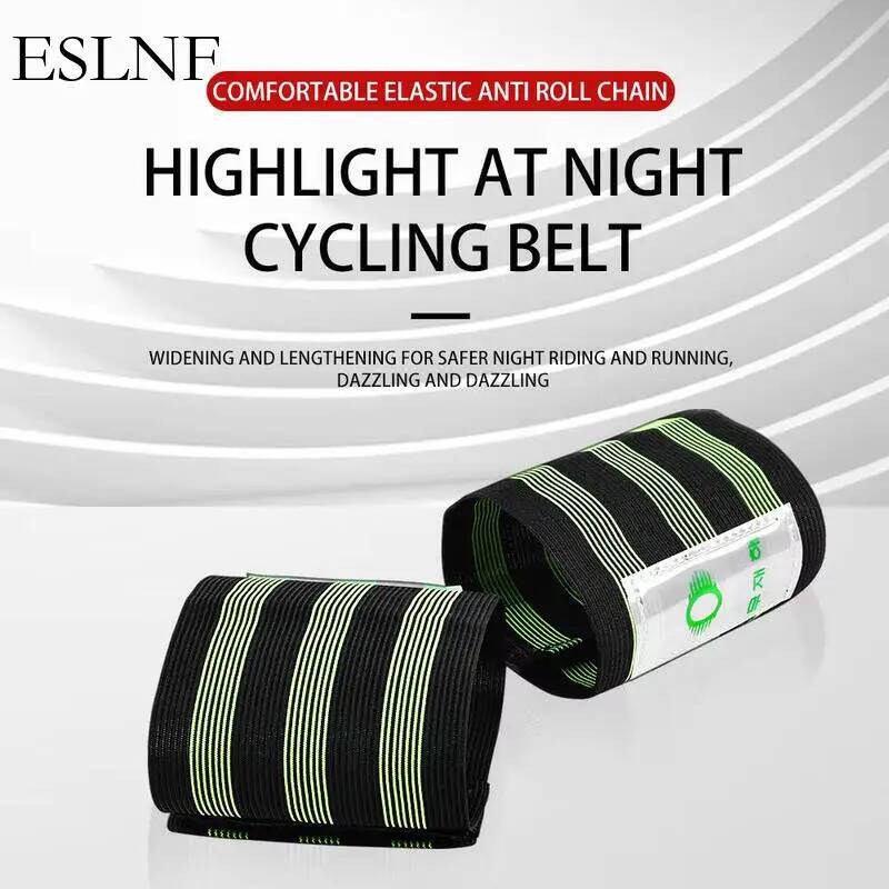 Cycling To Commute - ESLNF Universelle Reflektierende Fahrrad-Sicherheitsgurte Verstellbare Knöchel-