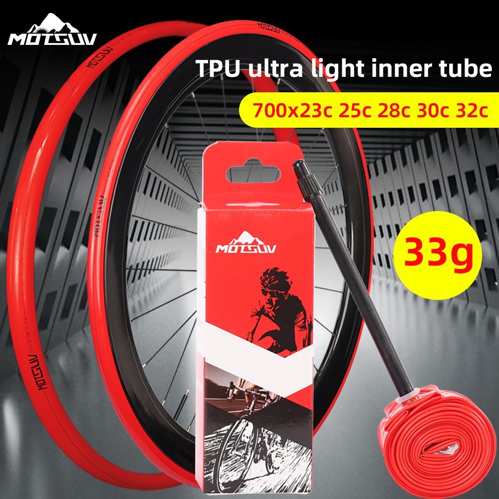 Inner Tube 700C - 28g Rennrad TPU Schlauch 700x23C 25C