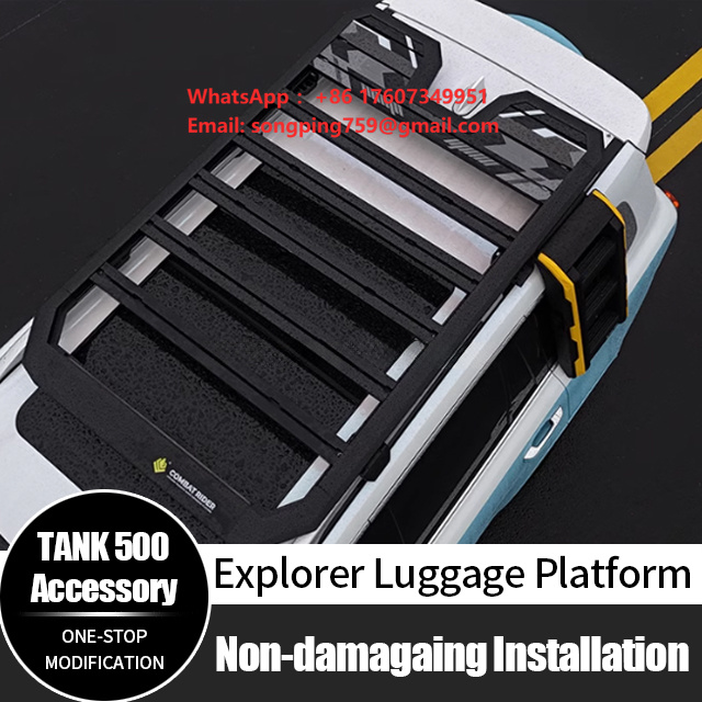 Cargo Rack Aluminum - Auto-Zubehör Aluminium-Plattform Gepäckträger Dachgepäckträger für GWM