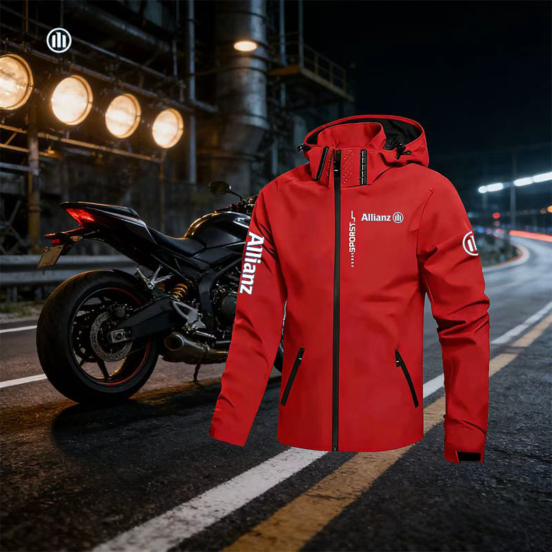 Cycling Rain Jacket Commute - 2026 Allianz Logo Herren Outdoor Freizeit