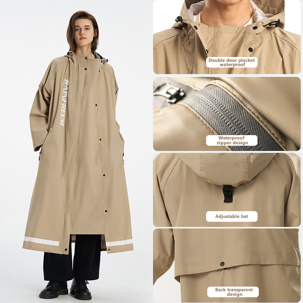 Langer Wasserdichter Regenponc – Cycling Rain Jacket Commute Bewertung und Preis