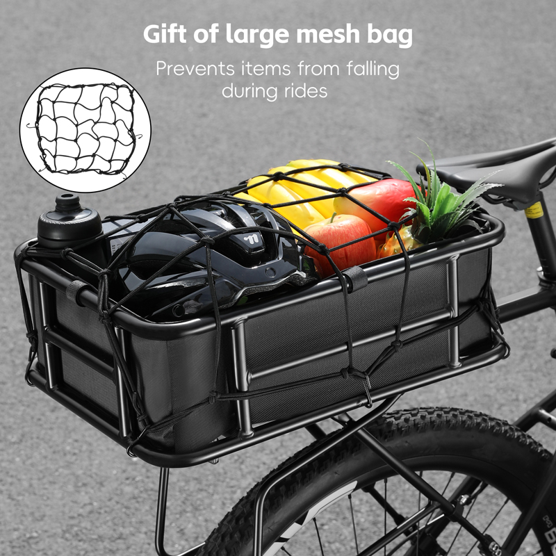 Großer Fahrrad-Heckkorb mit Sc – Cycling To Commute Bewertung und Preis