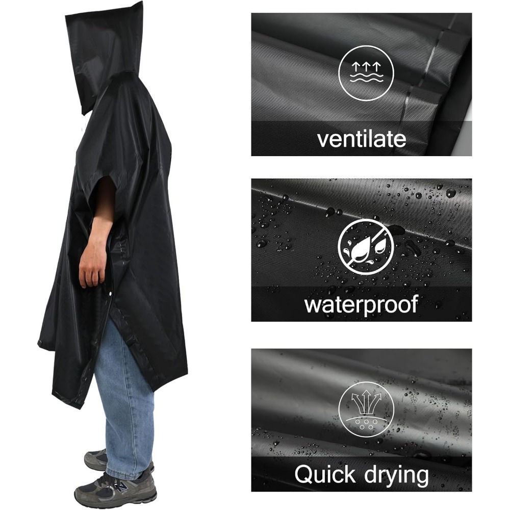 Wasserdichter Regen poncho lei – Cycling Rain Jacket Commute Bewertung und Preis
